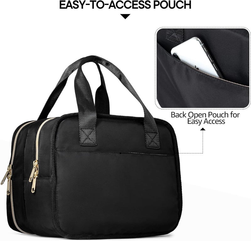 Fasrom Wearable Breast Pump Bag with Cooler and Ice Pack Compatible with Momcozy, Medela and Elvie Pumps, Insulated Pump Carrying Case to Hold Extra Pump Parts, Black (Patent Design) - Image 5